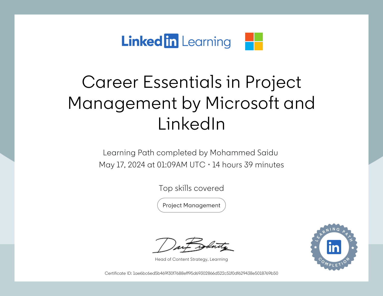Career Essentials in Project Management